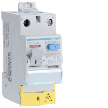  ID 2P 63A 300mA AC borne dec. 