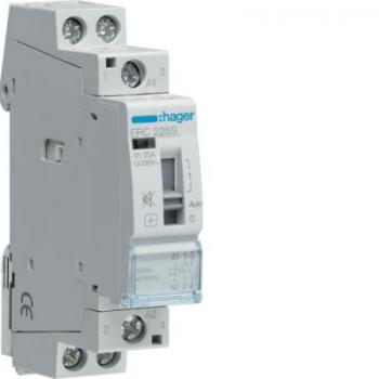  Contact sil manu 25A, 2F, 230V 