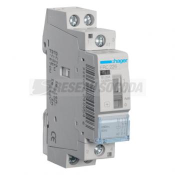  Contact cde manu 25A, 2O, 230V 