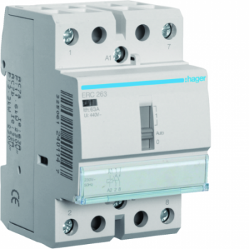  Contact cde manu 63A, 2F, 230V 
