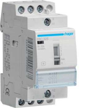  Contact cde manu 25A, 3F, 230V 
