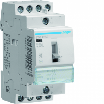  Contact sil J/N 25A, 4F, 230V 