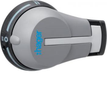  Poignee noire app 63-125A 3pos 