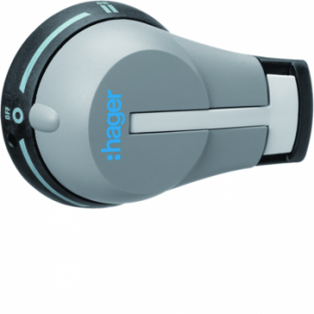  Poignee noire app 63-125A 3pos 