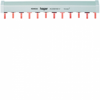  Barre pont 3P+N 63A lang.  12M 