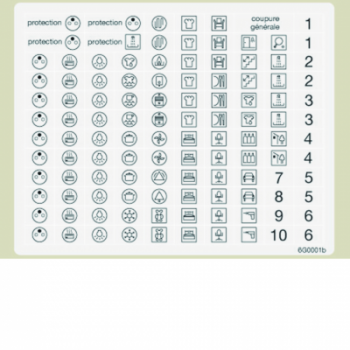  Etiquettes de reperage circuit 