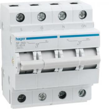  Inverseur 2 ples 63A I-0-II 