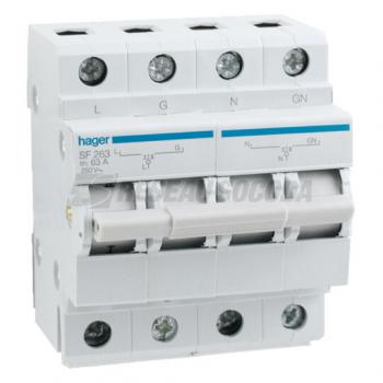  Inverseur 2 ples 63A I-0-II 
