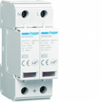  Parafoudre 2P TNS/TT Uc 275V I 