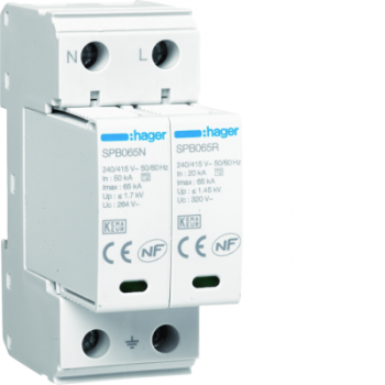  Parafoudre 2P T2 TNS/TT Uc 320 