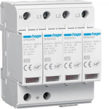  Parafoudre 4P T2 TNS/TT Uc 275 