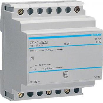  Transfo secu 25VA 230/12-24V 