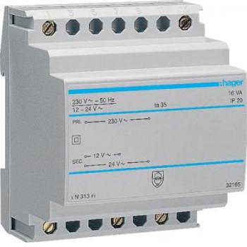  Transfo secu 16VA 230/12-24V 