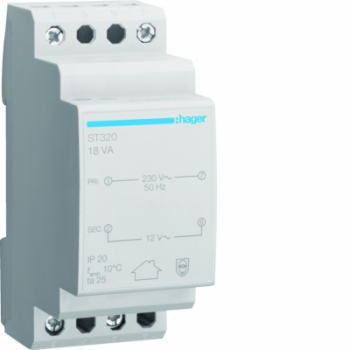  Transfo secu 18VA 230-12V 