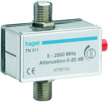  Attenuateur TV coaxial 0-20dB 
