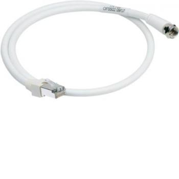  Cordon TV RJ45/fiche F 0.60m 