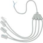  Cordon repartiteur tel 4xRJ45 