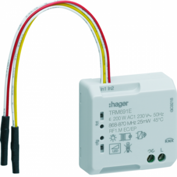  1S var. 2fils + 2E KNX radio 
