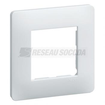  Essensya Plaque 1 poste Blanc 