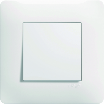  Essensya Plaque 1 poste Blanc 