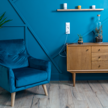  Essensya Plaque 1 poste Blanc 