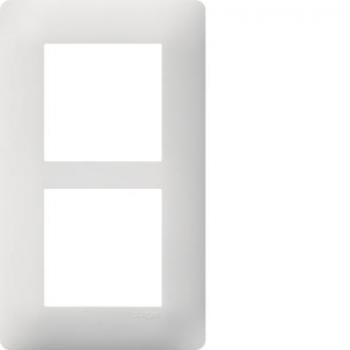  Ess. Plaque 2 postes 57 Blanc 