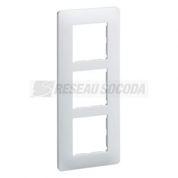 Ess. Plaque 3 postes 57 Blanc 