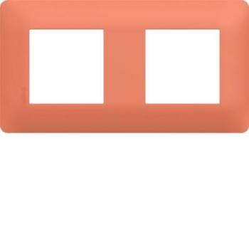  Plaque 2 postes essensya Coral 