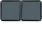  cubyko PC dble hor. 2P+T gris 