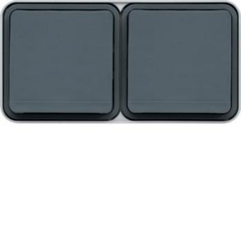  cubyko PC dble hor. 2P+T gris 
