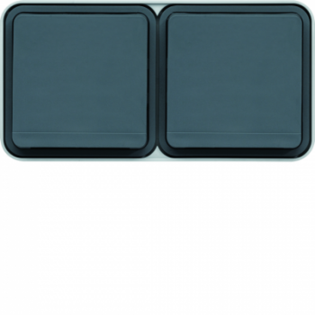  cubyko PC dble hor. 2P+T gris 