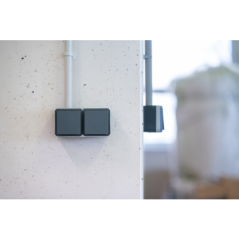  cubyko PC dble hor. 2P+T gris 