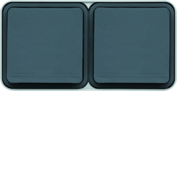  cubyko PC dble hor. 2P+T gris 