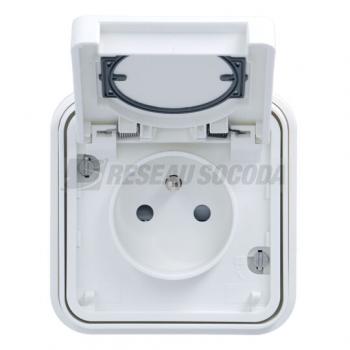  cubyko PC 2P+T encastre blanc 