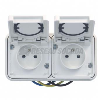  cubyko PC 2H 2P+T encast blanc 