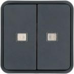  Cubyko 2 t. KNX  voyants gris 