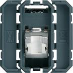  RJ45 cat.6A STP 2M incline 45 