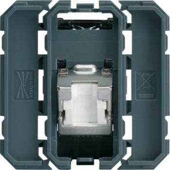  RJ45 cat.6A STP 2M incline 45 