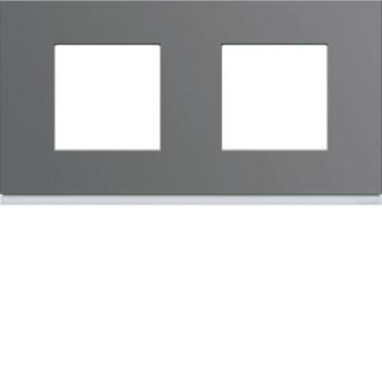  Plaque plastique 2P H71 taupe 