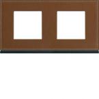  Plaque 2P H71 coffee leather 