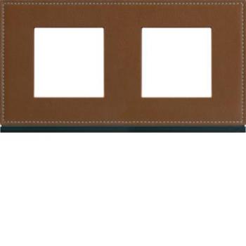  Plaque 2P H71 coffee leather 