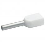  Embouts blanc pour 2 x 0,5x8 
