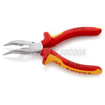  Pince  becs demi-ronds 160mm 
