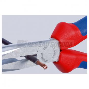  Pince  becs demi-ronds 200mm 