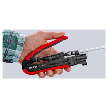  Outil de compression connecteu 