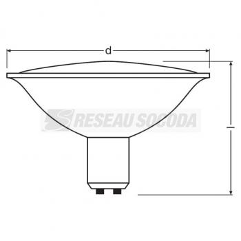  OSR HALOSPOT 24 50W BA15d 