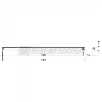  ETANCHE SLIMVAL 1200 36W/4000K 