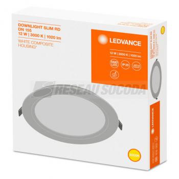  DL SLIM ROND 155 12W 3000K 