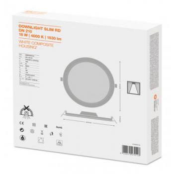  DL SLIM ROND 210 18W 4000K 