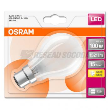  LED FIL OSR CLA100 827 B22 